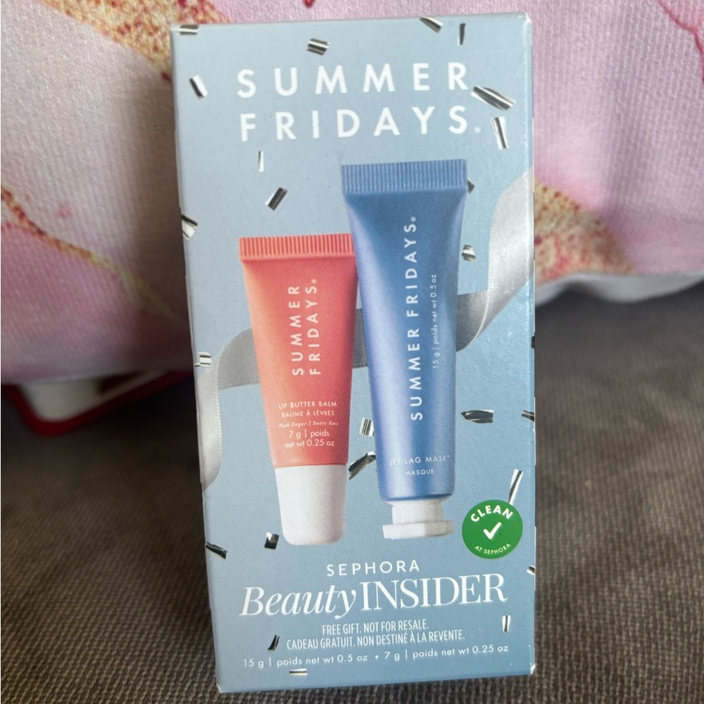 Summer Fridays Lip Butter Balm/lip mask duo - Trial size